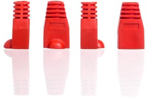 NetRack osłonka na wtyk RJ45 czerwona (100 szt) (NP48R) 2