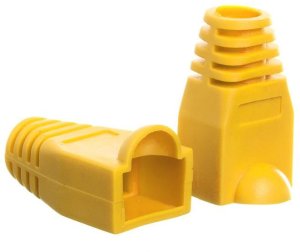 NetRack osłonka na wtyk RJ45 żółta (100 szt) (NP48Y) 1