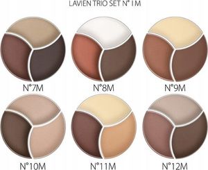 Revers Lavien Trio Matowe Cienie do powiek nr. 8M 2