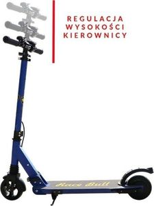 Hulajnoga elektryczna Race Bull Hulajnoga elektryczna City niebieska 2