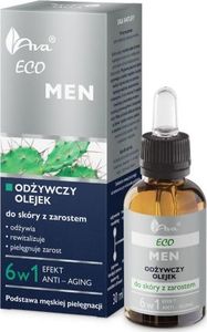 AVA Laboratorium Eco Men odżywczy olejek do skóry z zarostem dla mężczyzn 30ml 1