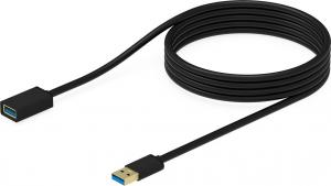 Kabel USB Krux USB-A - USB-A 1.5 m Czarny (KRX0053) 1