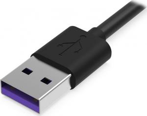 Kabel USB Krux USB-A - USB-C 1.2 m Czarny (KRX0054) 3