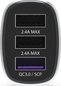 Ładowarka Krux KRX0063 3x USB-A 8.4 A  (KRX0063) 3