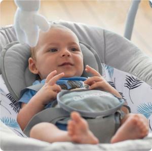 Ricokids Leżaczek bujaczek automatyczny z muzyką turkusowy Ricokids 7326 7