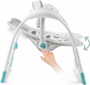 Ricokids Leżaczek bujaczek automatyczny z muzyką turkusowy Ricokids 7326 8