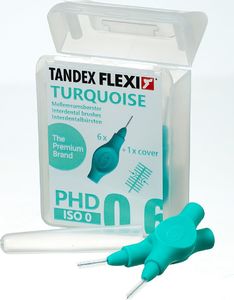 Tandex Tandex (6 szt.) szczoteczek Flexi X-micro Turquise (morski) 1