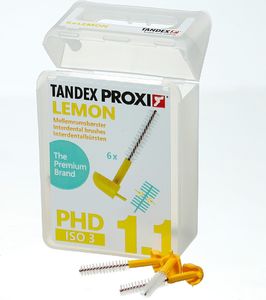 Tandex Tandex (6 szt.) szczoteczek Proxi Lemon Fine (żółta) 1