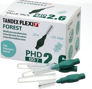 Tandex Tandex (25 szt.) szczoteczek Medium FOREST 2,6 (gruby) 1