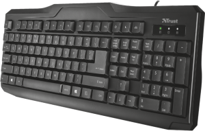 Klawiatura Trust ClassicLine Przewodowa Czarna US (20517) 2