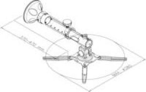 Uchwyt do projektorów Neomounts 37-47cm (BEAMER-W050SILVER) 3