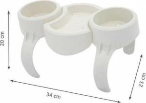 Bestway Uchwyt na napoje do basenu biały (60306) 5