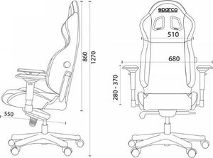 Fotel Sparco Icon 2019 czarno-czerwony 3