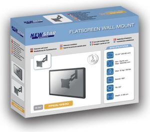 Neomounts Uchwyt ścienny FPMA-W830 10'' - 27'' 3