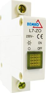 Bemko Kontrolka sygnalizacyjna 1-fazowa żółta Wskaźnik obecności fazy lampka A15-L7-ZO Bemko 2020 1