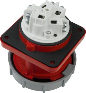 XBS Gniazdo montażowe 63A CEE podtynkowej proste Twist skręcie 5P 6h IP66 tablicowe Typ 335 PCE 0182 3