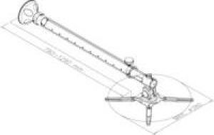 Uchwyt do projektorów Neomounts Uchwyt 79-129cm (BEAMER-W100SILVER) 3