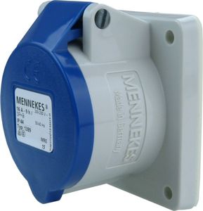 Mennekes Gniazdo 16A 4P 230V IP44 tablicowe proste 1389 MENNEKES 0197 3