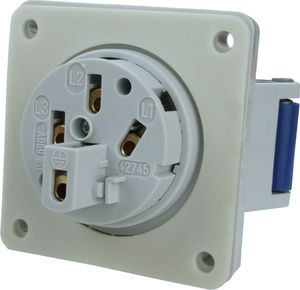 Mennekes Gniazdo 16A 4P 230V IP44 tablicowe proste 1389 MENNEKES 0197 4
