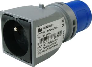 Marlanvil Adapter kempingowy CEE 16A na 230V przejściówka 6.8216.F M-L 8192 2