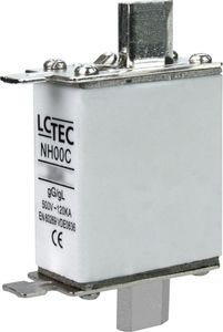 LCTec Wkładka topikowa przemysłowa zwłoczna kompaktowa BM 80A WT-00 gL/gG 500V NH00C 2203 1