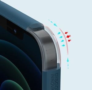 Nillkin Nillkin Etui Frosted Shield Pro iPhone 12 Mini czerwone 10