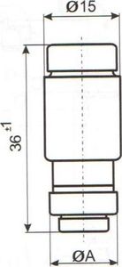 XBS Wkładka bezpiecznikowa topikowa D02 32A E18 gL-gG XBS 3883 2