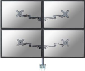 Neomounts Uchwyt biurkowy na 4 monitory 10" - 27" (FPMA-D935D4) 2