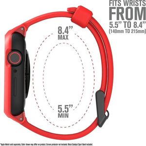 Catalyst Catalyst Etui Impact Protection Apple Watch SE/6/5/4 44mm czerwony 8