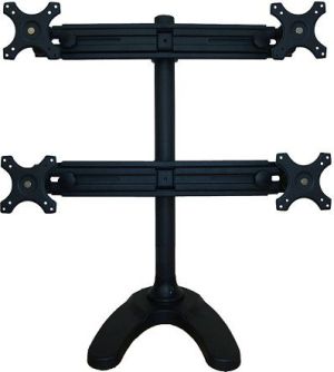 Neomounts Stojak biurkowy na 4 monitory 19" - 30" (FPMA-D700DD4) 2