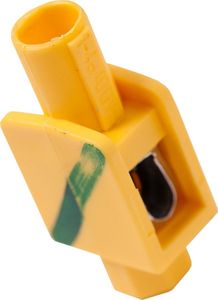 ViPlast 5 sztuk Zacisk pojedynczy 1x1-4mm2 400V żółto-zielony do puszek przewodów 091-07 ViPlast 3993 1