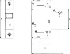 SEZ Krompachy VC 230V Wyzwalacz otwierający wzrostowy SEZ 5093 5