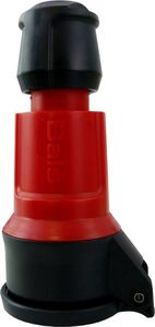 Bals Gniazdo przenośne 16A 230V IP54 Uni-Schuko czerwone 7489 2494 2