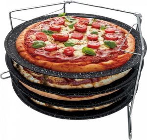 KingHoff ZESTAW 4 BLACH DO PIECZENIA PIZZY KINGHOFF KH-1553 2