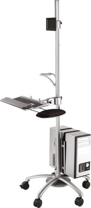 Neomounts Mobilny wieszak z półka na komputer 10"-27" (FPMA-MOBILE1800) 2