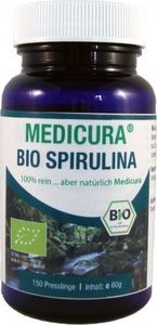 Medicura SPIRULINA W PASTYLKACH BIO 60 g (150 szt.) - MEDICURA (4035129003416) - 19398 1