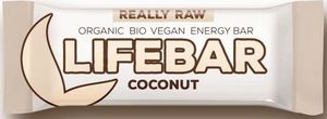 LIFEFOOD Baton kokosowy raw bezglutenowy BIO 47 g - Lifefood (8594071484552) - 21576 1
