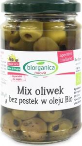 BIO ORGANICA Mix oliwek bez pestek w oleju słoik Bio 280 g - Bio Organica Italia (Biorganica Nuova) (8029689007072) - 37397 1