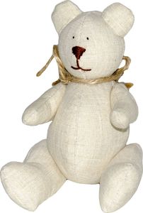Tajemniczy ogród Miś maskotka handmade beżowy 14cm () - 1736-uniw 2