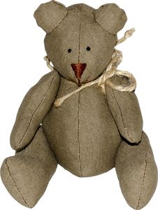Tajemniczy ogród Miś maskotka handmade brązowy 14cm () - 1737-uniw 2