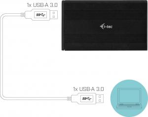 Kieszeń I-TEC 2.5" USB 3.0 MySafe Advance AluBasic (MYSAFEU312) 5