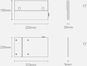 Etui Baseus Folding 13" Grafit 22