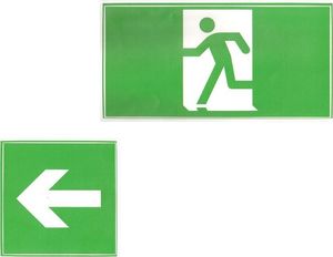 XBS Oprawa Ewakuacyjna Awaryjna LED ZIELONA 3H 0013 4