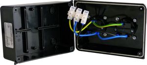 Doktorvolt Puszka hermetyczna z gniazdami 230V wym/zew 160x120x95 IP54 Schuko 6.82105 M-L 9573 2