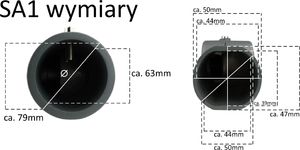 GTV Adapter regulowany do lamp słupów ulicznych LED 50W SA1 GTV 0840 2