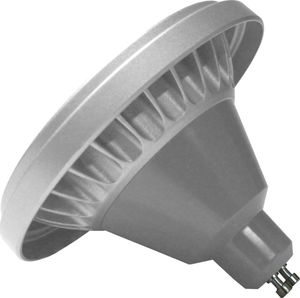 GTV Żarówka LED 12W 850lm GU10 ES111 ciepły biały z srebrnym aluminiowym radiatorem z mleczną szybką GTV 9668 2