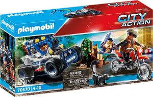 Playmobil Policyjny samochód terenowy: Pościg za złodziejem skarbu (70570) 1