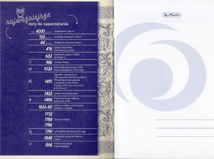 Herlitz Zeszyt A5 60k kratka historia soft touch HERLITZ 3