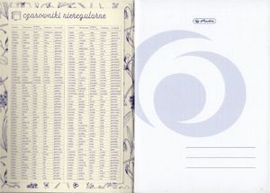 Herlitz Zeszyt A5 60k kratka niemiecki soft touch HERLITZ 2