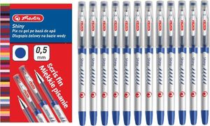 Herlitz 12x długopis żelowy Shiny 0,5mm niebieski HERLITZ 1
